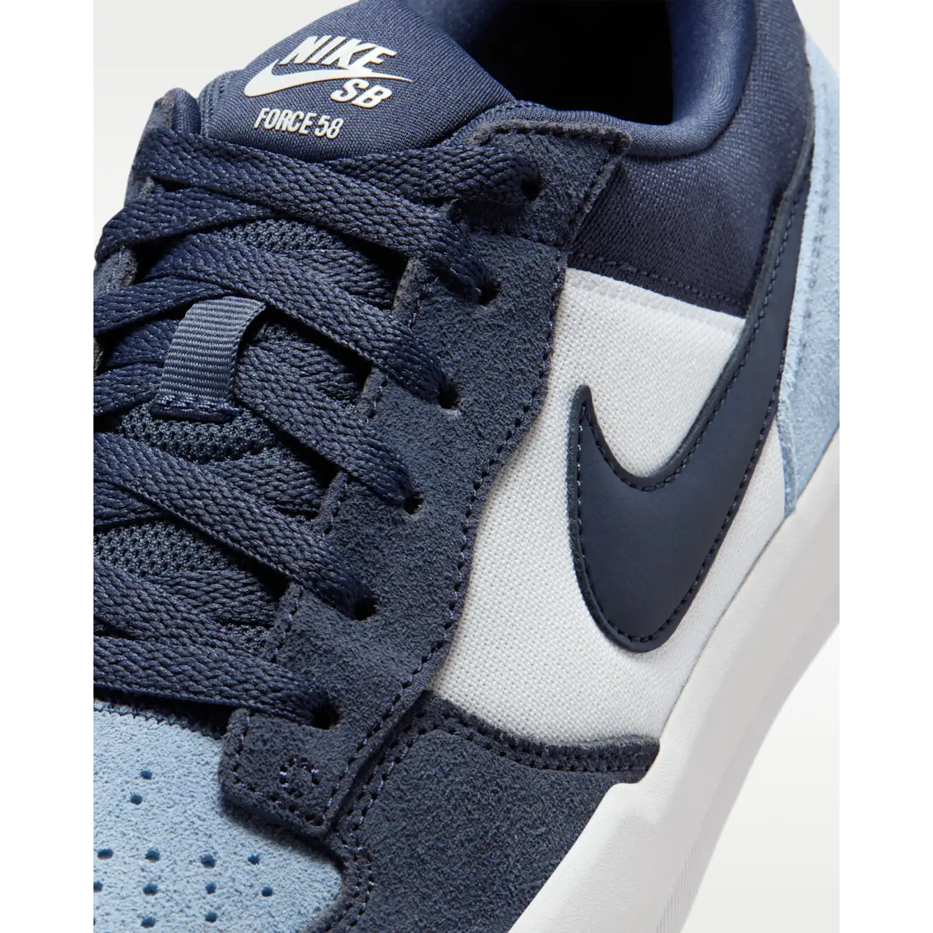 Nike SB Force 58 Shoes - Light Armory Blue / Photon Dust / White / Thunder Blue