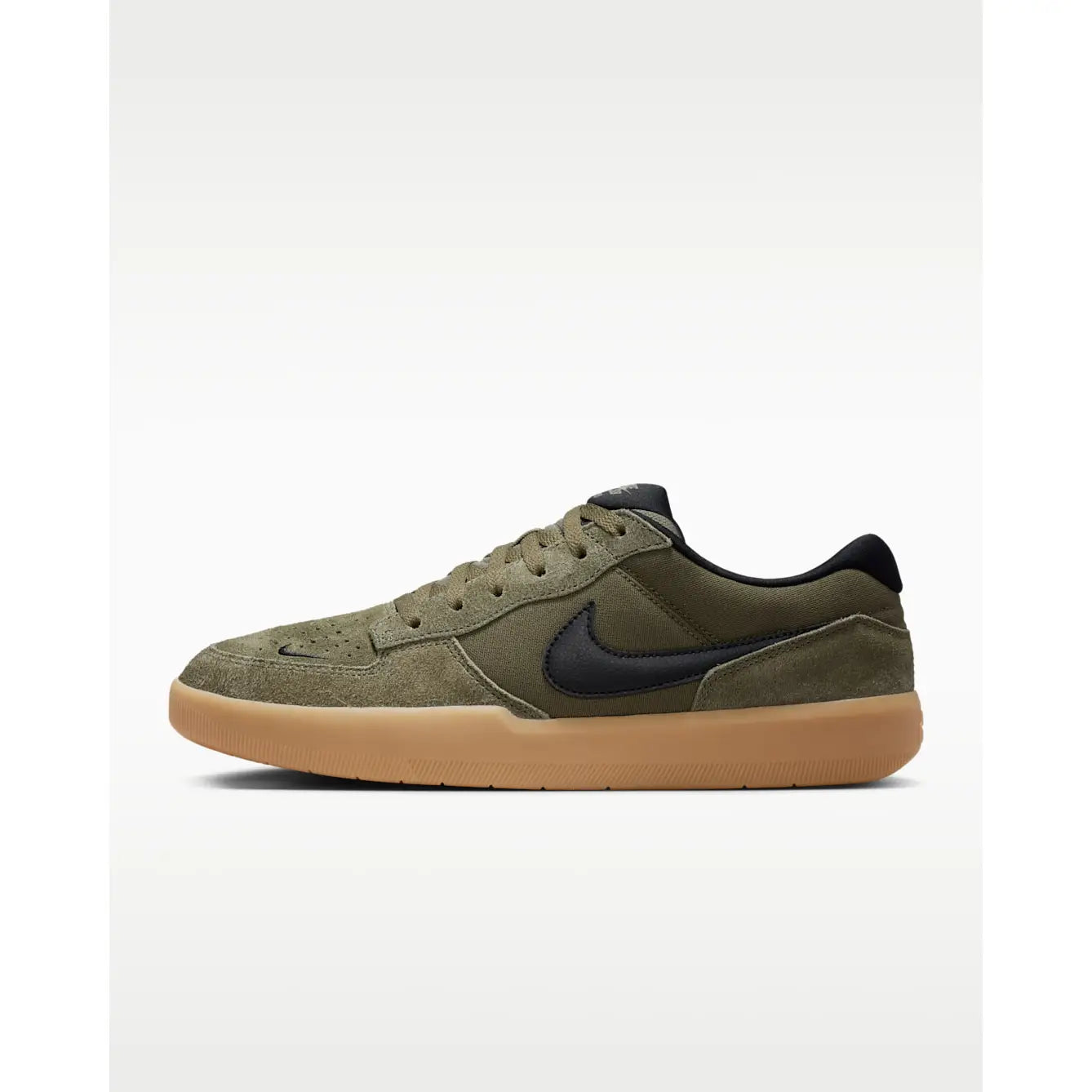 Nike SB Force 58 Shoes - Olive / Olive / Gum Light Brown / Black