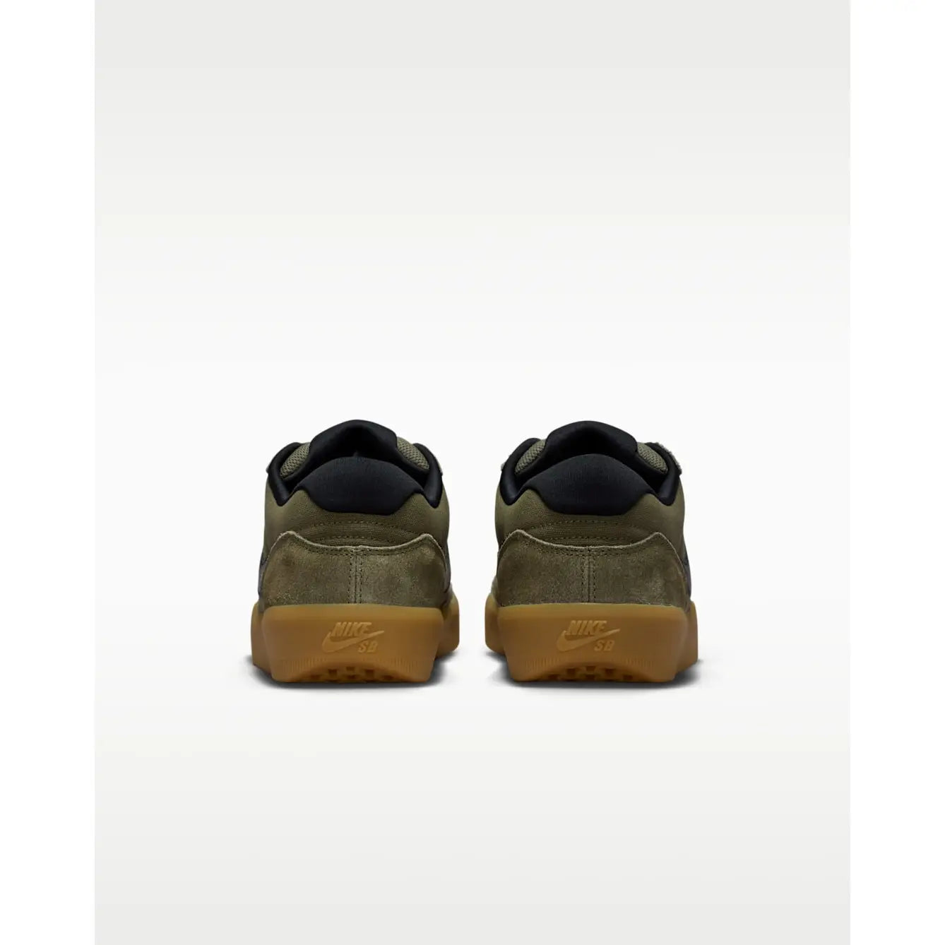Nike SB Force 58 Shoes - Olive / Olive / Gum Light Brown / Black