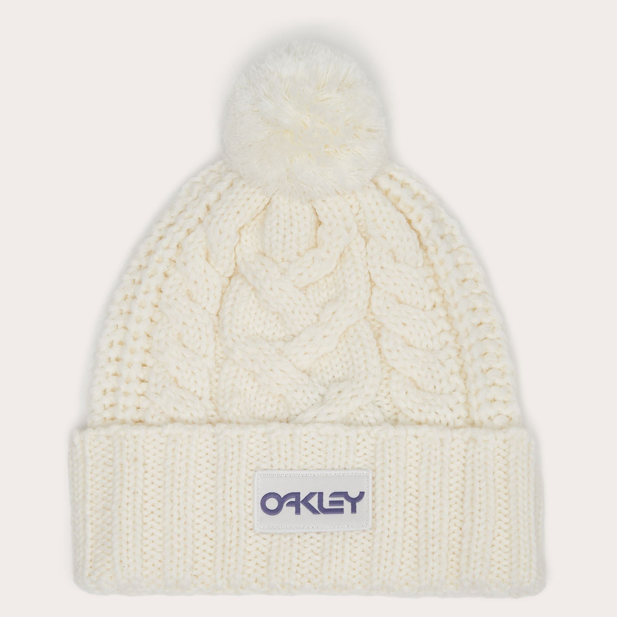 Oakley Harper Pom Beanie Arctic White