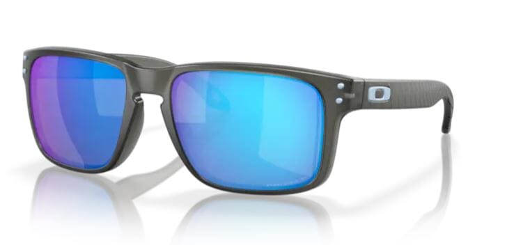 Oakley Holbrook Polarised Sunglasses Matte Grey Smoke/ Prizm Sapphire Polar
