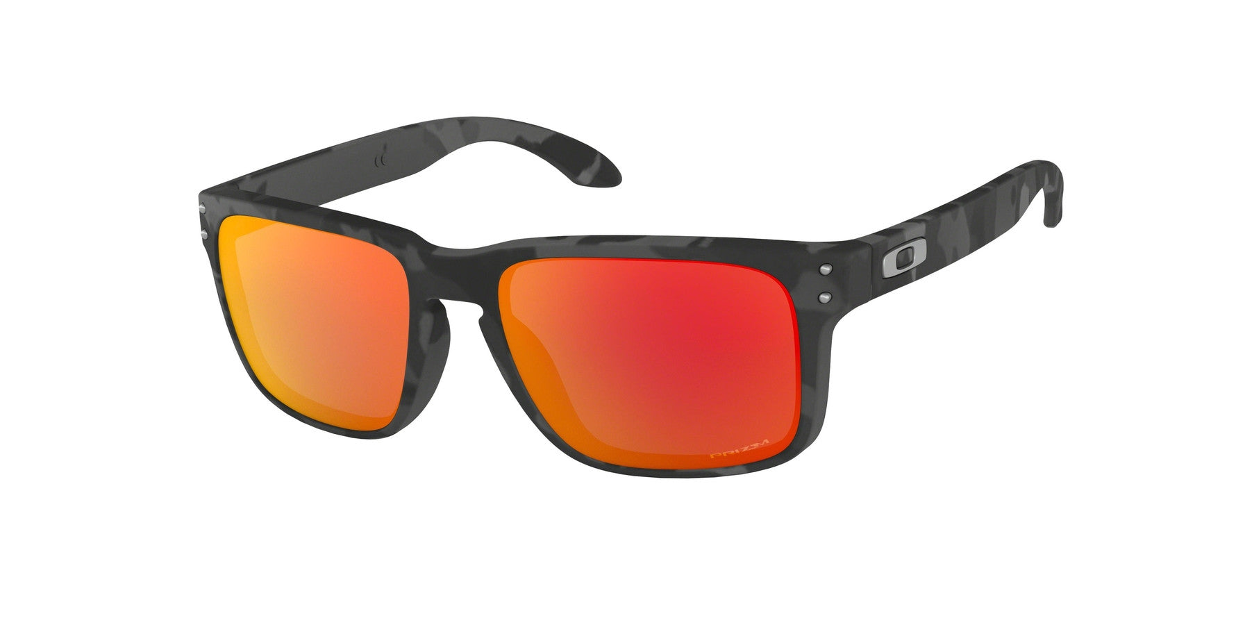 Oakley Holbrook Sunglasses Matte Black Camo / Prizm Ruby