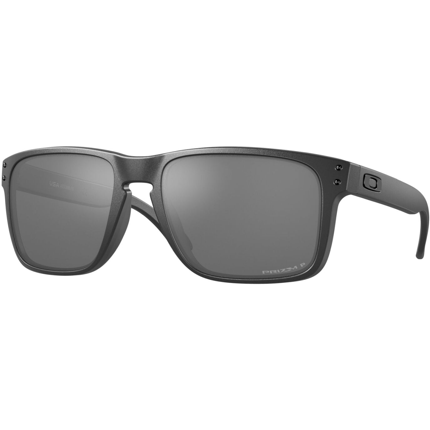 Oakley Holbrook XL Polarised Sunglasses Steel / Prizm Black Polar