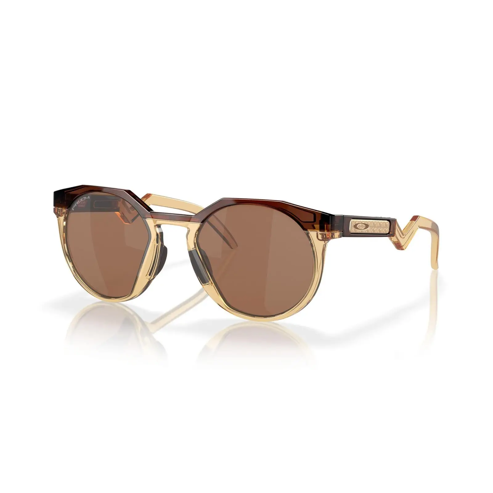 Oakley HSTN Sunglasses Dark Amber Light Curry / Prizm Tungsten