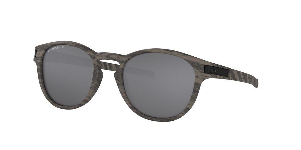 OAKLEY LATCH SUNGLASSES Woodgrain / Prizm Black Polar