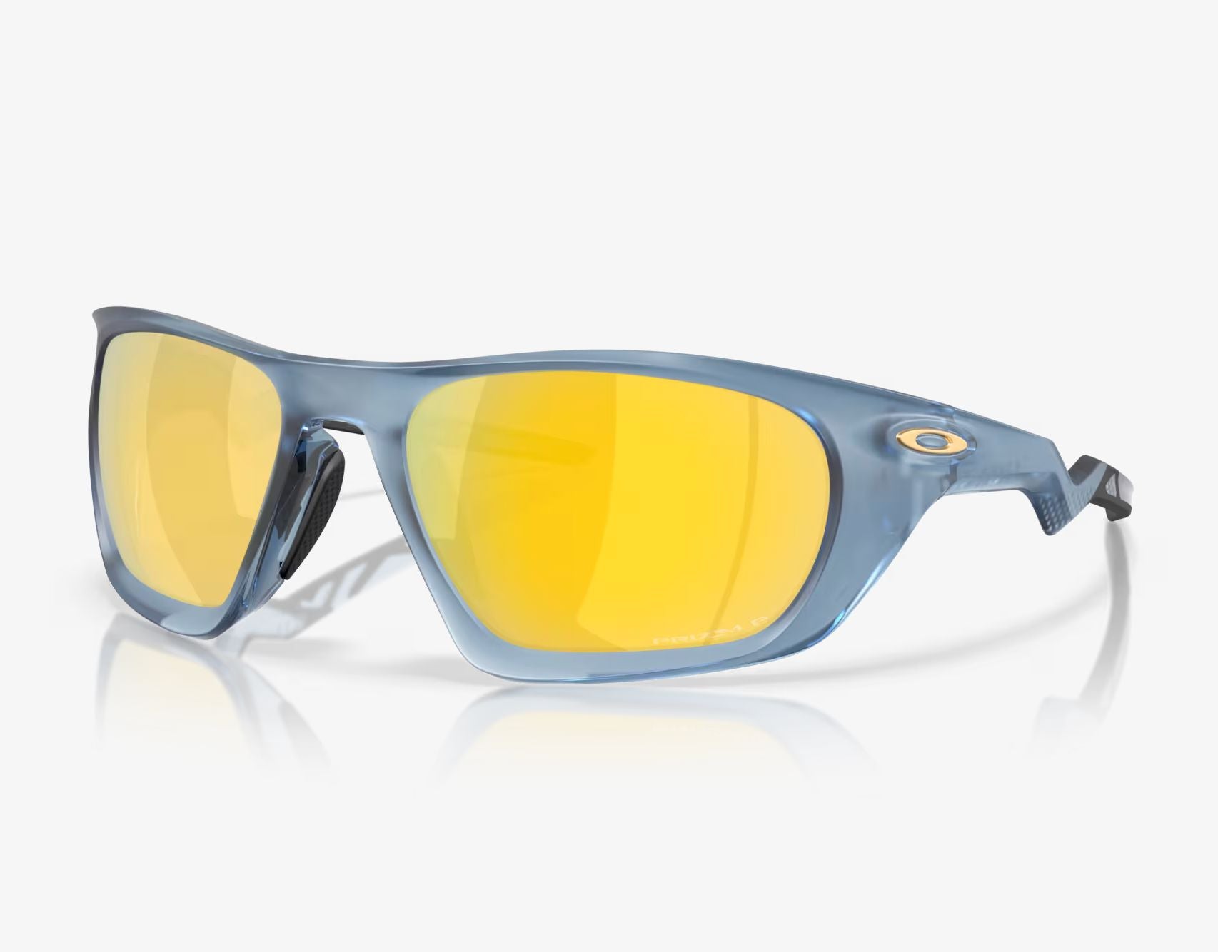 Oakley Lateralis Polarised Sunglasses Matte Transparent Abyss / Prizm 24k Polar