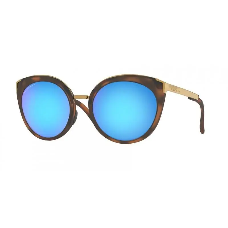Oakley Top Knot Polarised Sunglasses Matte Brown Tort / Prizm Sapphire Iridium Polar