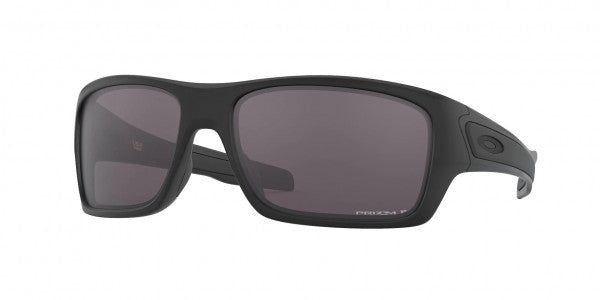 Oakley Turbine Polarised Sunglasses Matte Black / Prizm Grey Polar