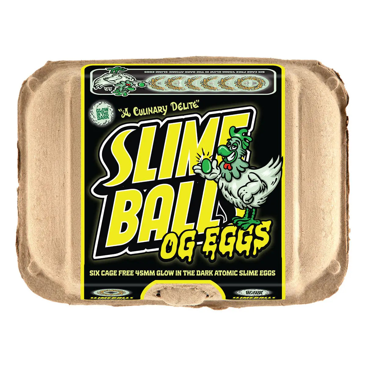 OJ OG Eggs Mini Chubbies Glow in the Dark 99a Skate Wheels