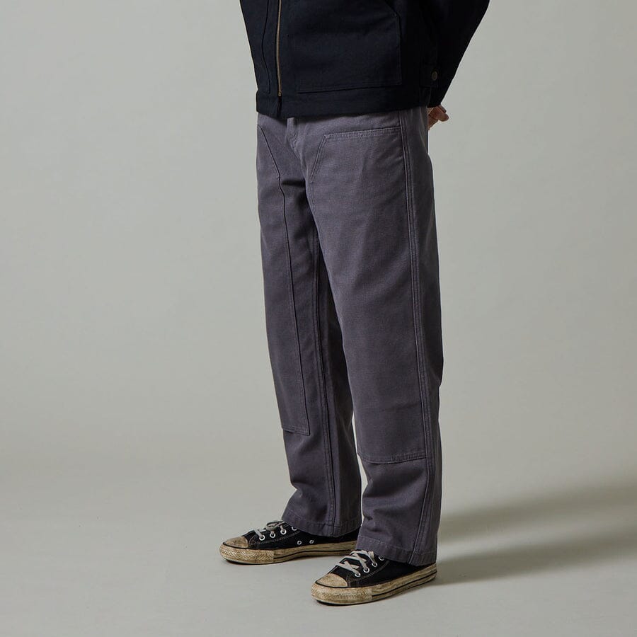 Passport Double Knee Diggers Club Pant - Charcoal