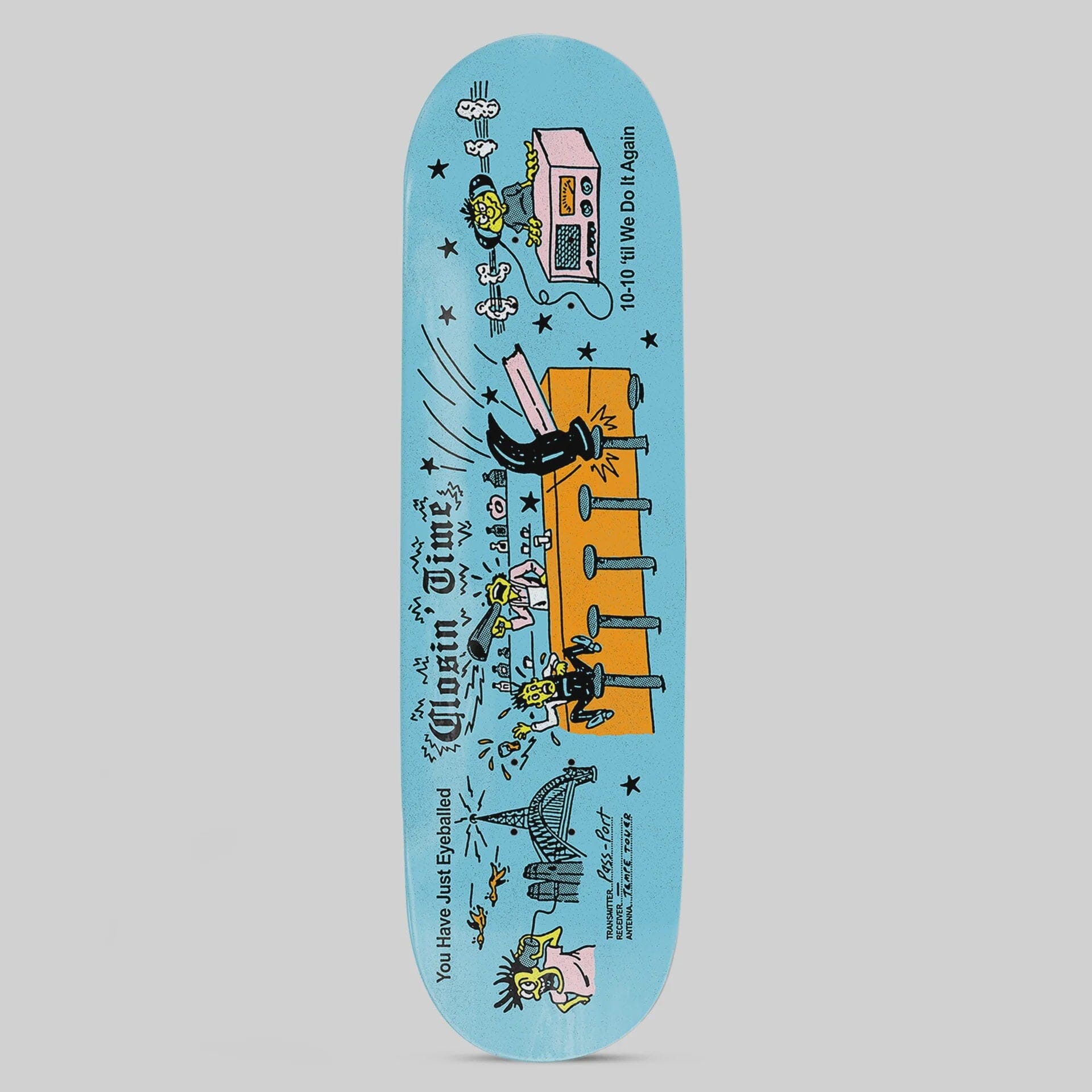 Passport Eyeball Series Closin' Time Skateboard Deck