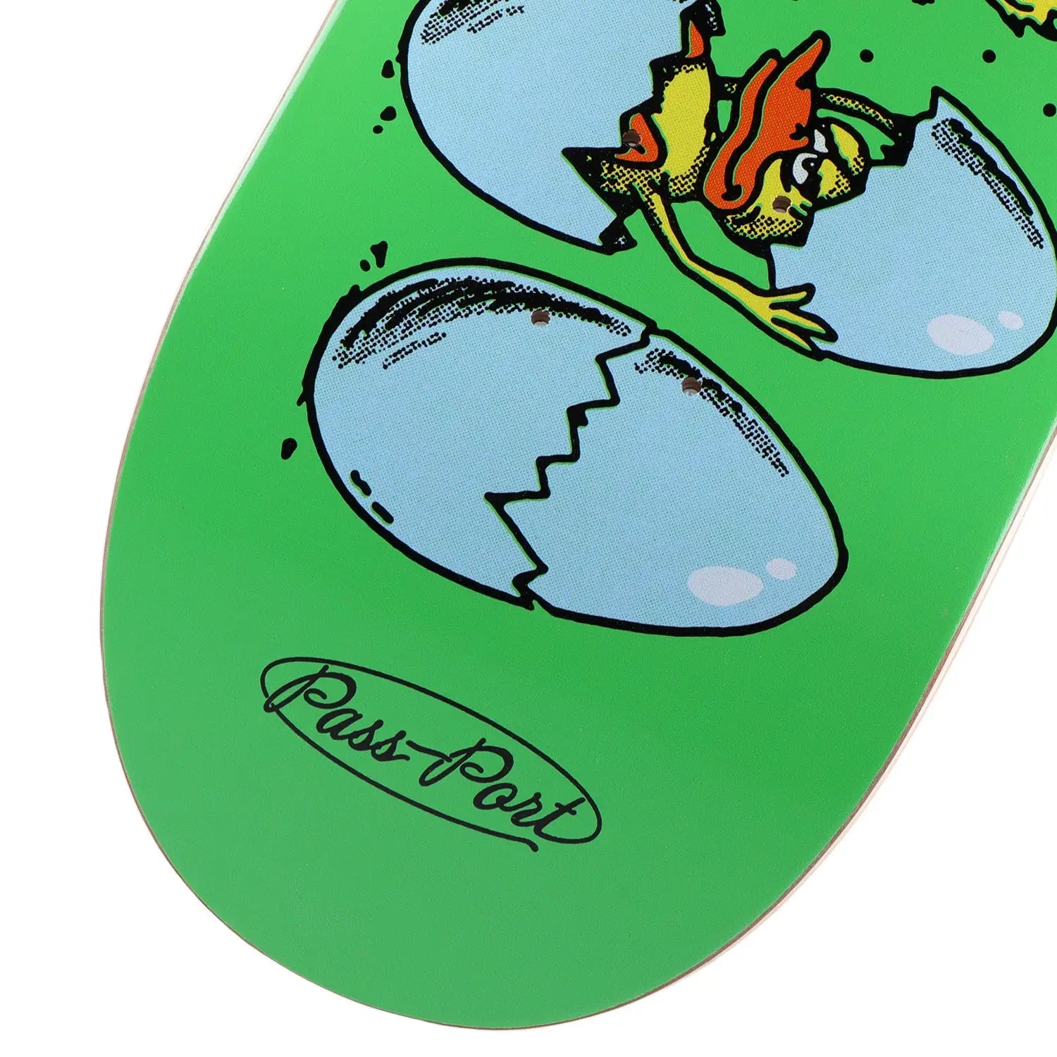 Passport Over It Series Born Tired Skateboard Deck