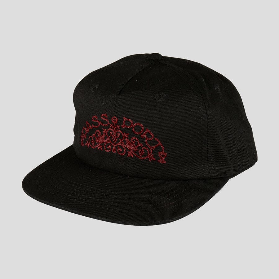 Passport Vineyard Birds Workers Cap Black