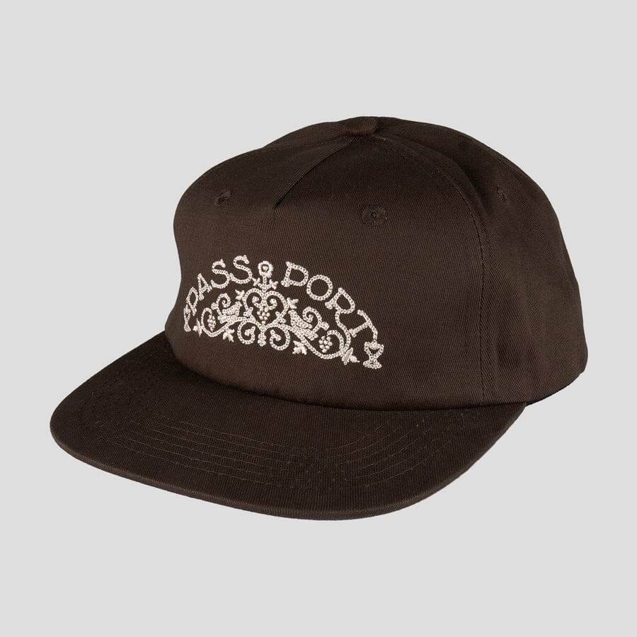Passport Vineyard Birds Workers Cap Chocolate