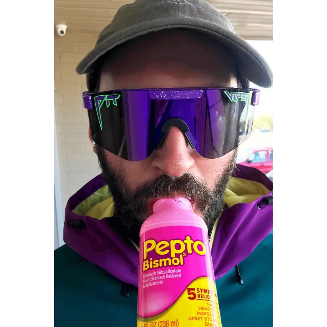 Pit Viper The Donatello Polarised Double Wide Sunglasses