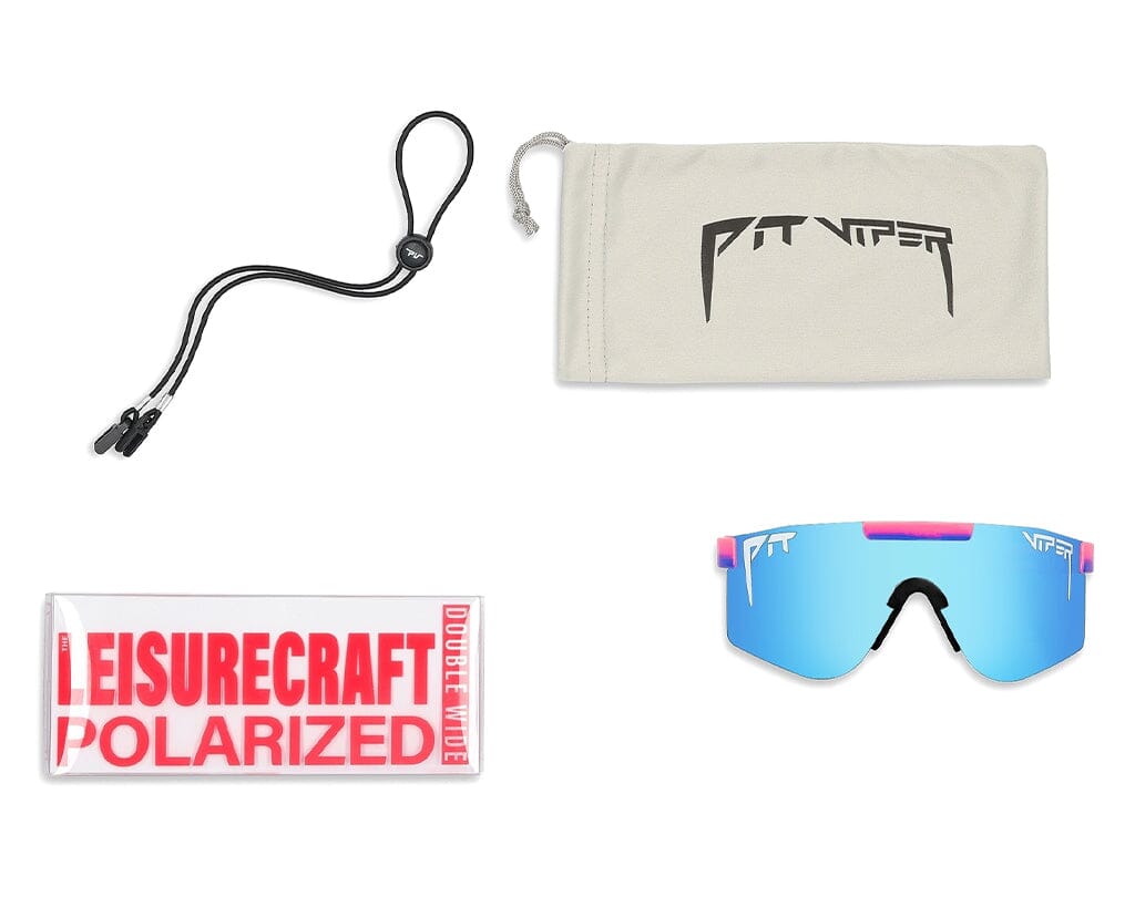 Pit Viper The Leasurecraft Polarised Single Wide Sunglasses