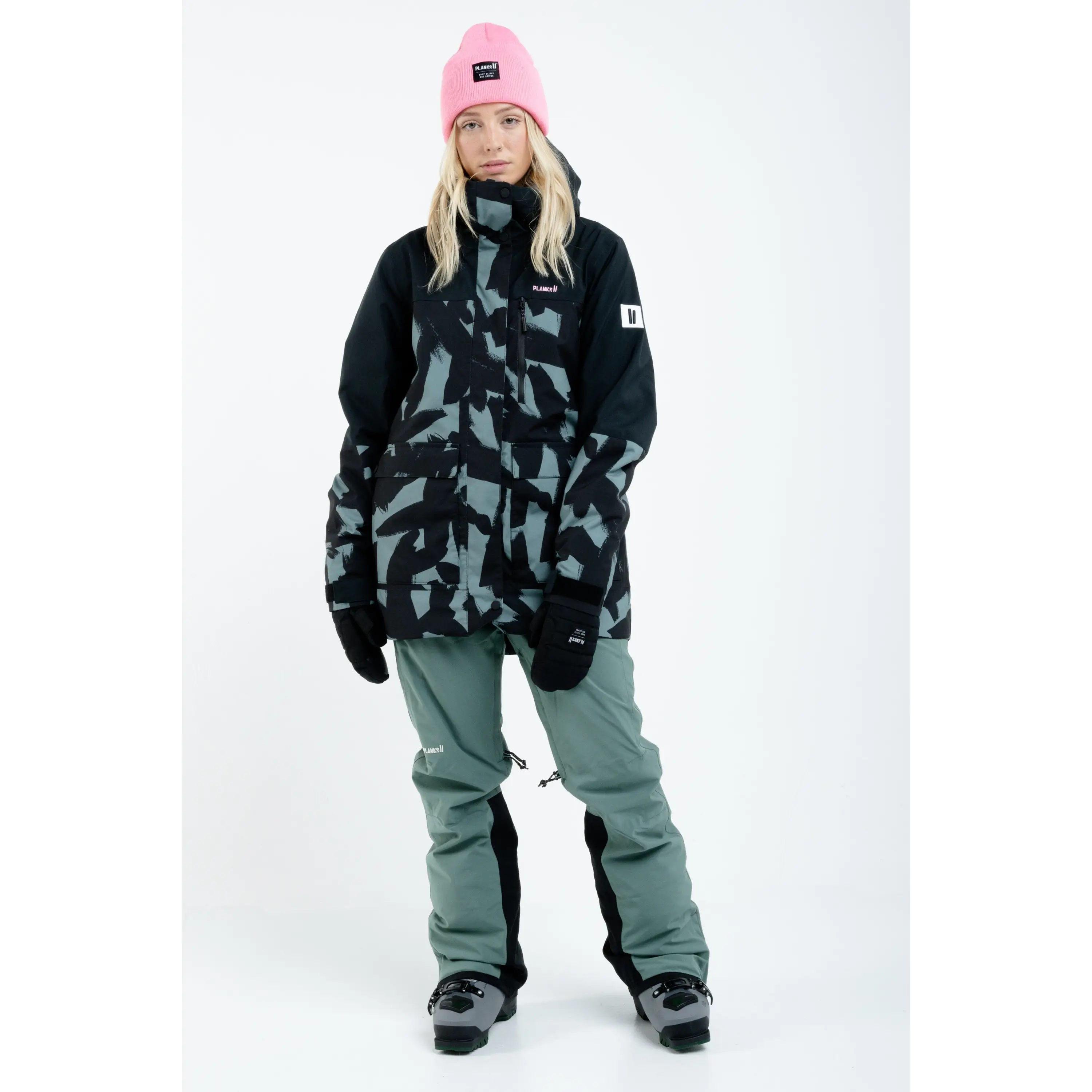 Planks All Time Insulated Womens Jacket Brush Sage Green XS