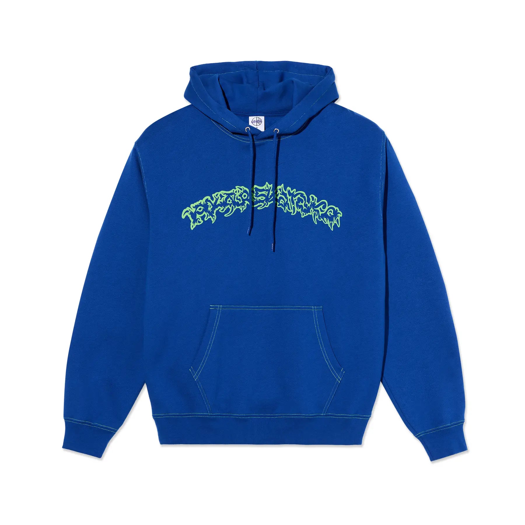 Polar Dave Hoodie Crude Logo - Egyptian Blue