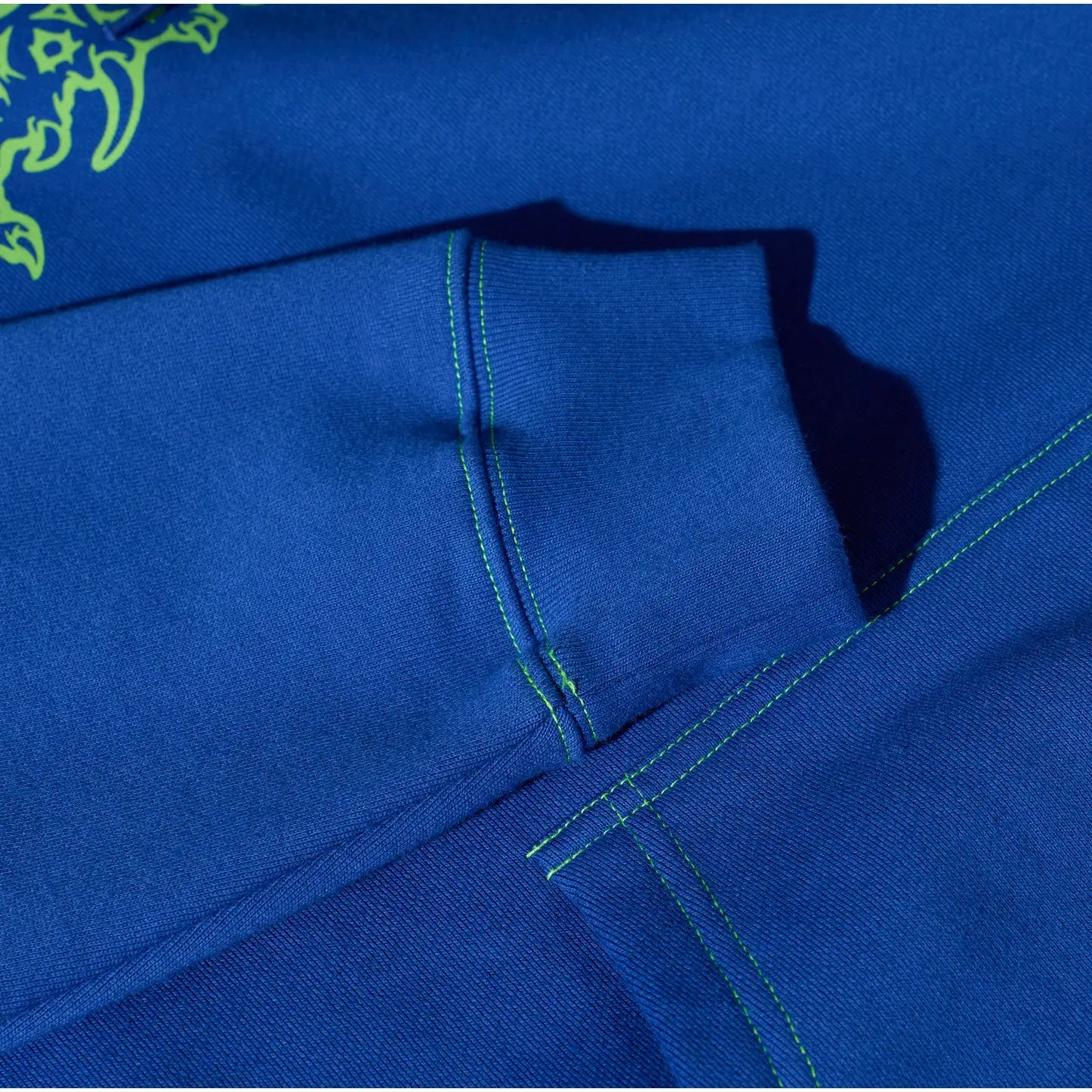 Polar Dave Hoodie Crude Logo - Egyptian Blue