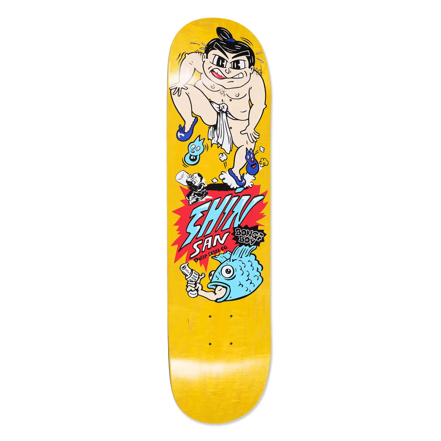 Polar Shin Sanbongi Bongi Boy Skate Deck Yellow