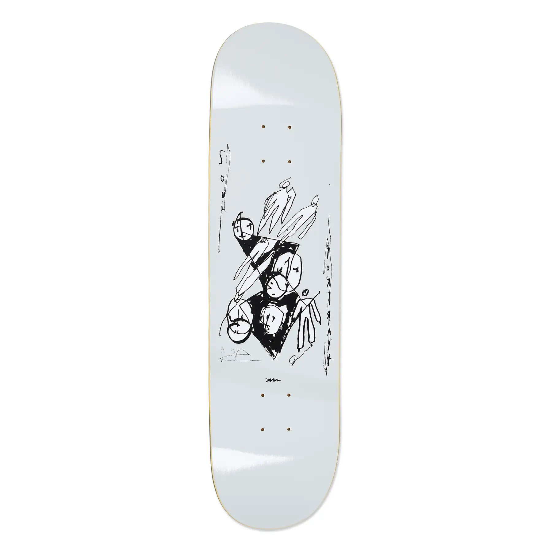 Polar Team Alv Soul Portrait Grey Skate Deck