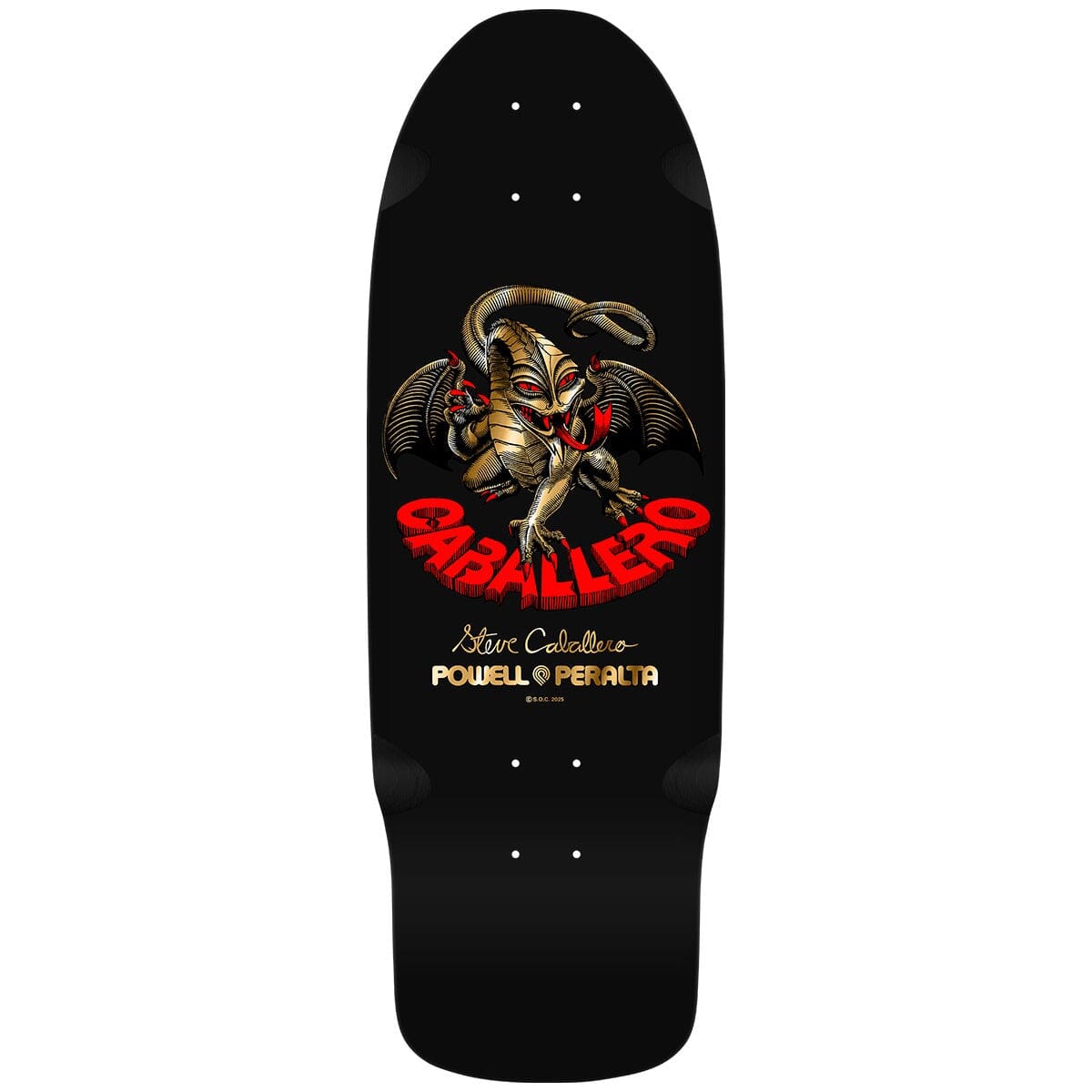 Powell Peralta Bones Brigade Steve Caballero Series 16 Deck - Black
