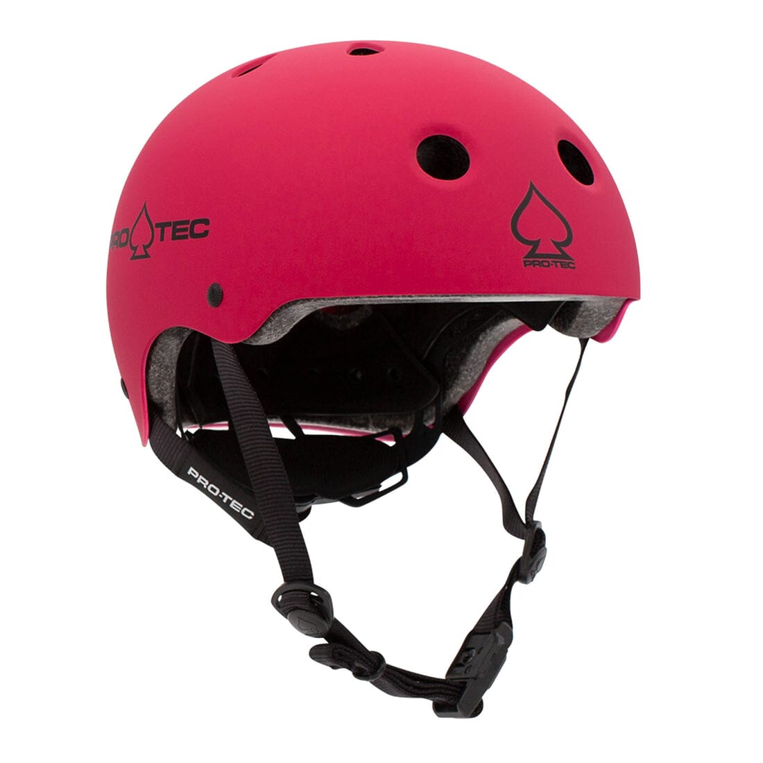 Pro-Tec Junior Classic Fit Certified Skate Helmet Matte Pink YS