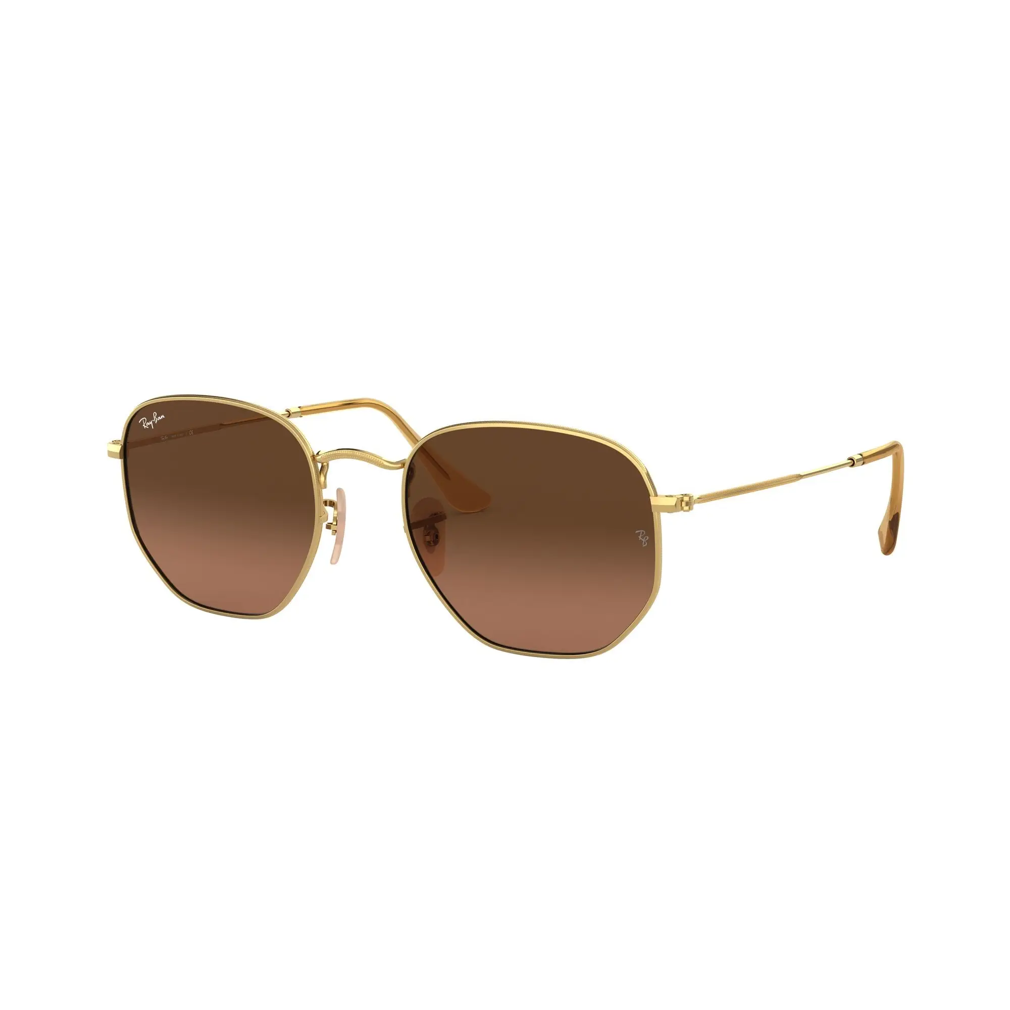 Ray-Ban Hexagonal Sunglasses Artisa / Brown Gradient Grey - Standard