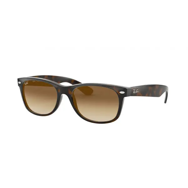 Ray-Ban New Wayfarer Sunglasses - Light Havana / Clear Gradient Brown - ASUNGLASS