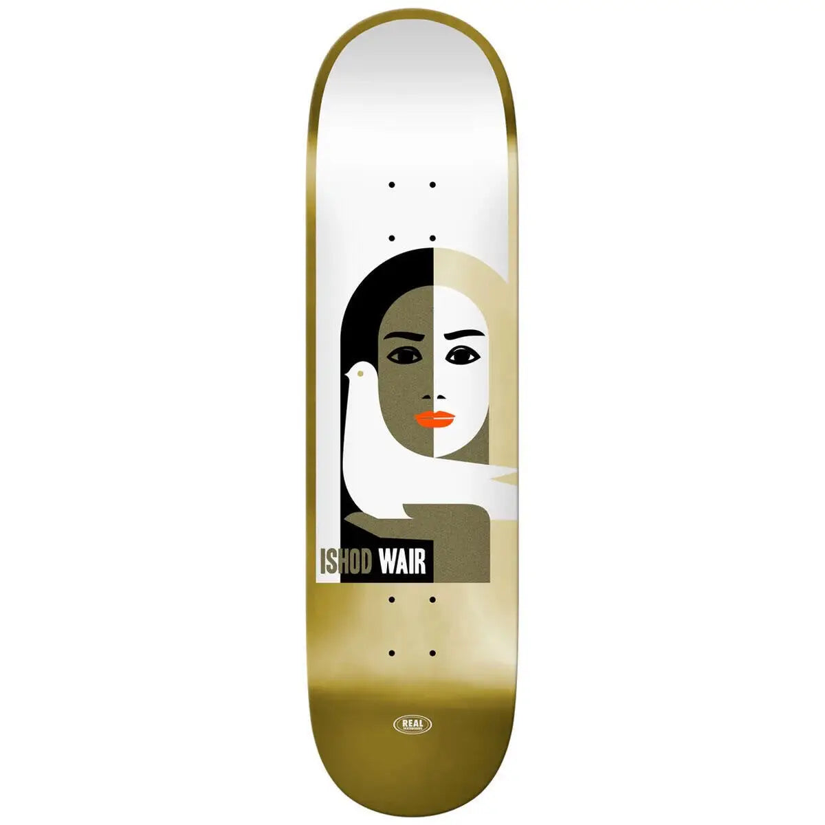 Real Ishod Peace Ltd Foil Skateboard Deck