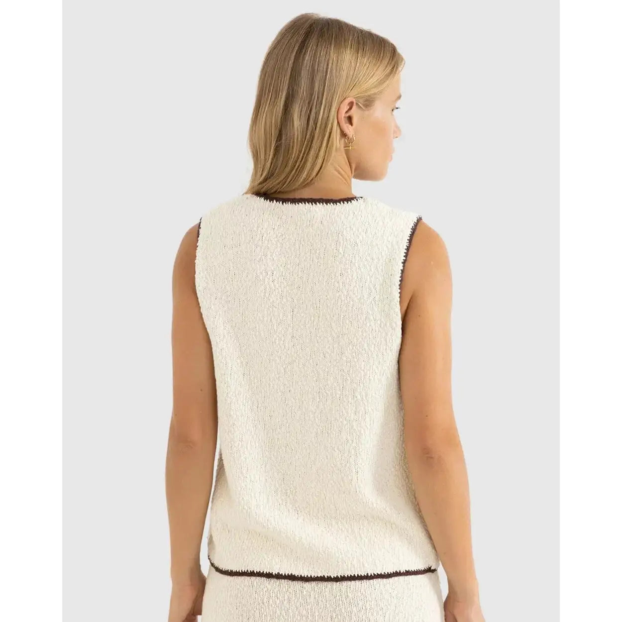 Rhythm Adele Contrast Longline Knit Vest