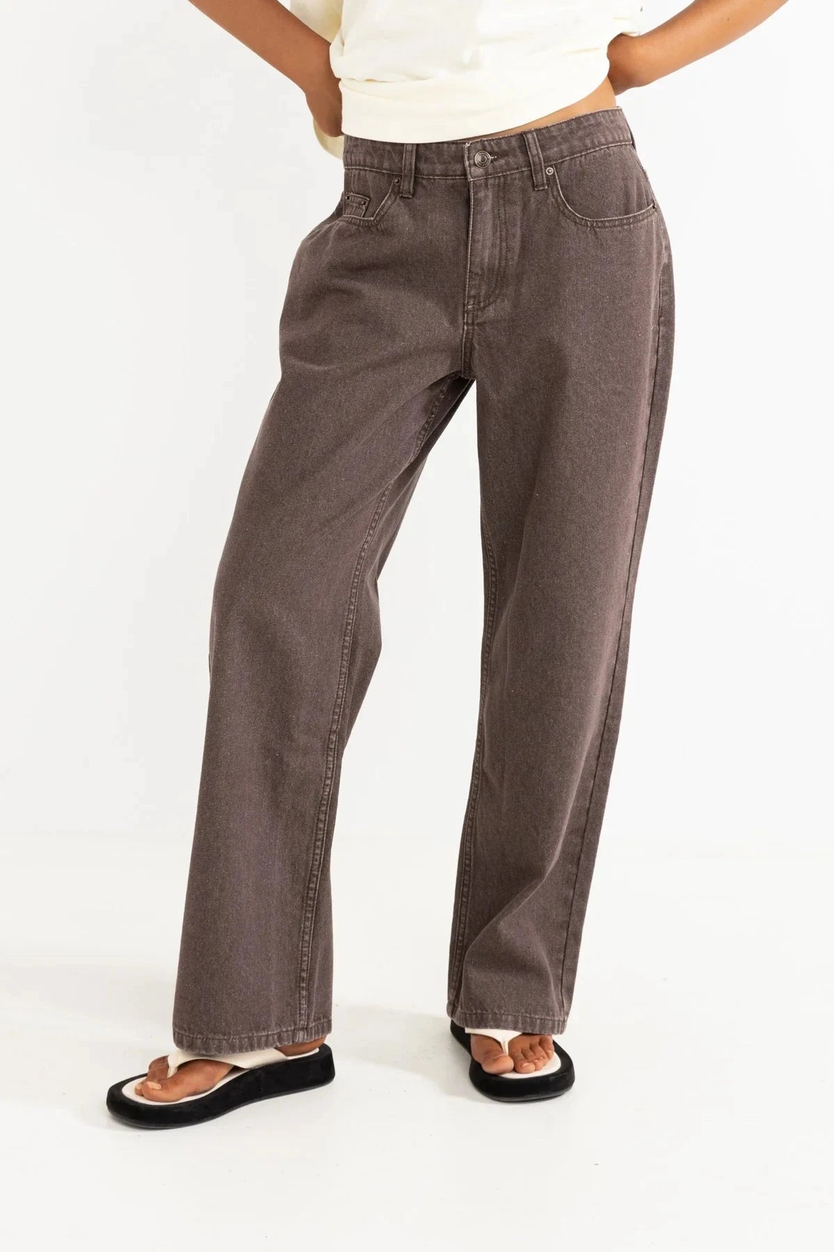 Rhythm Charlie Low Rise Denim Jeans