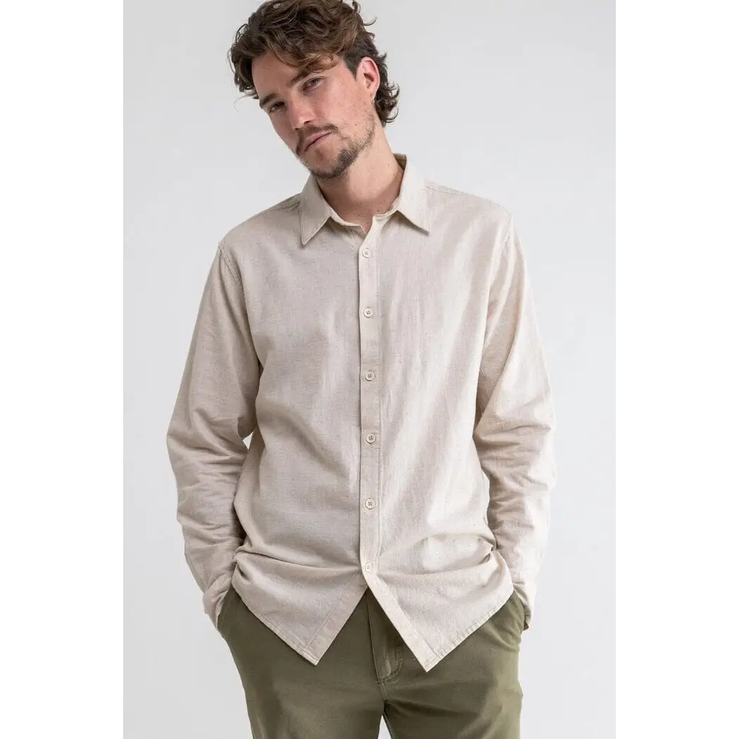Rhythm Classic Linen Long Sleeve Shirt