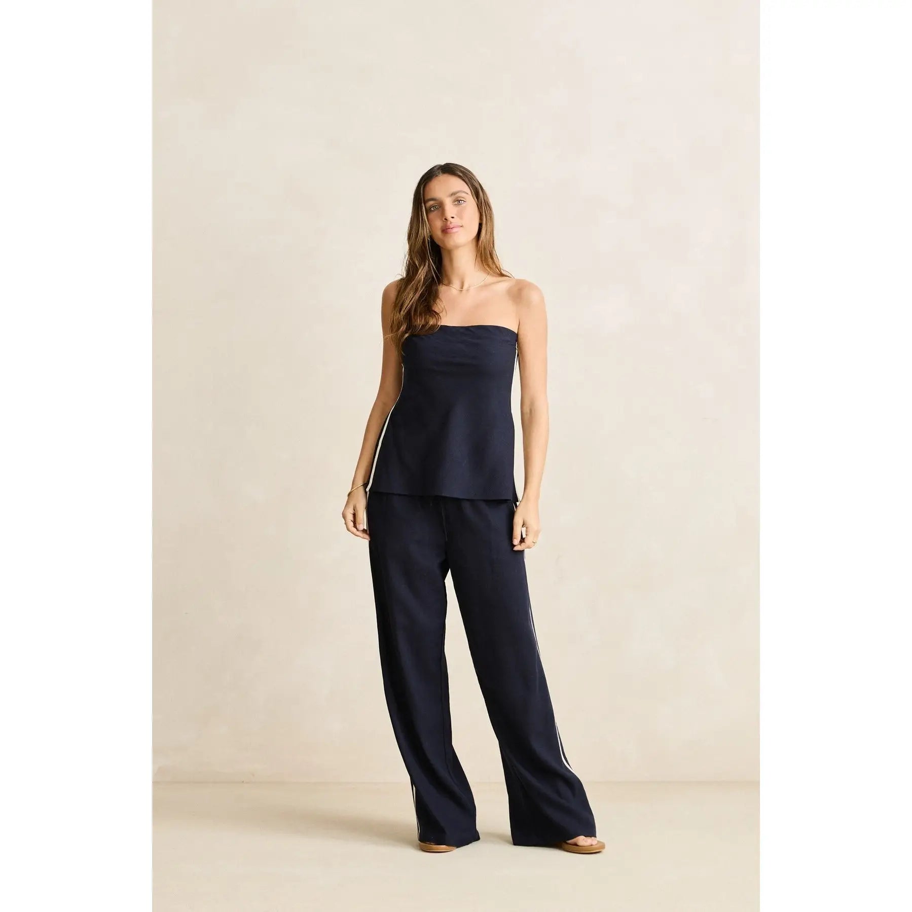 Rhythm Contrast Linen Track Pants