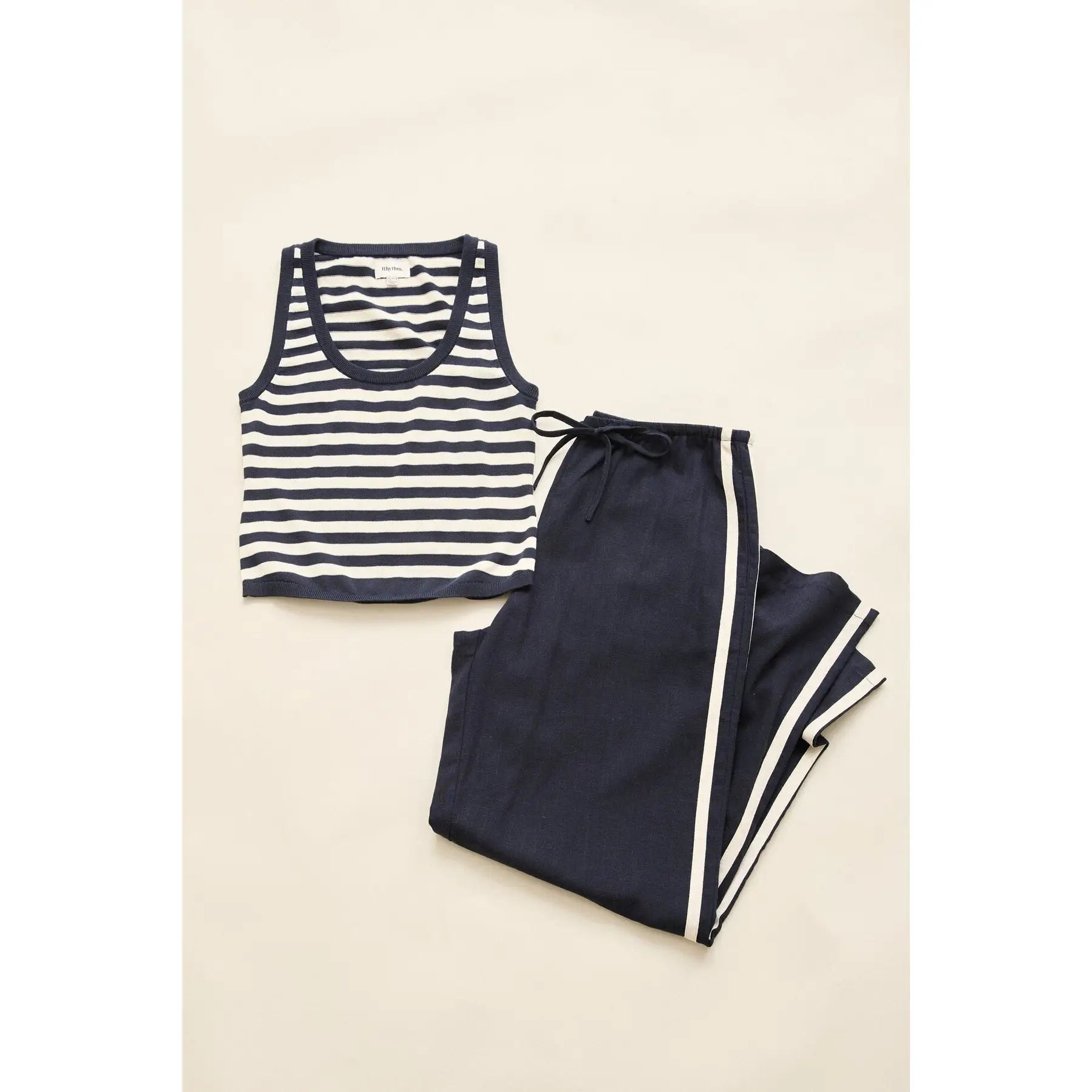 Rhythm Contrast Linen Track Pants