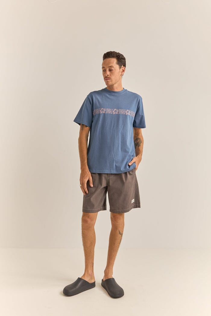 Rhythm Contrast Stitch Jam Shorts