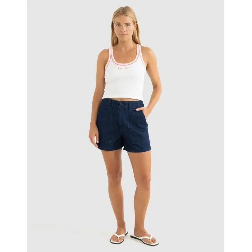 Rhythm Fatigue Denim Shorts