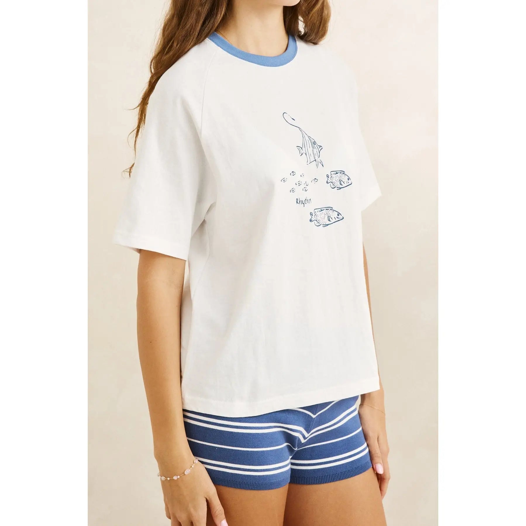 Rhythm Fish Raglan T-Shirt