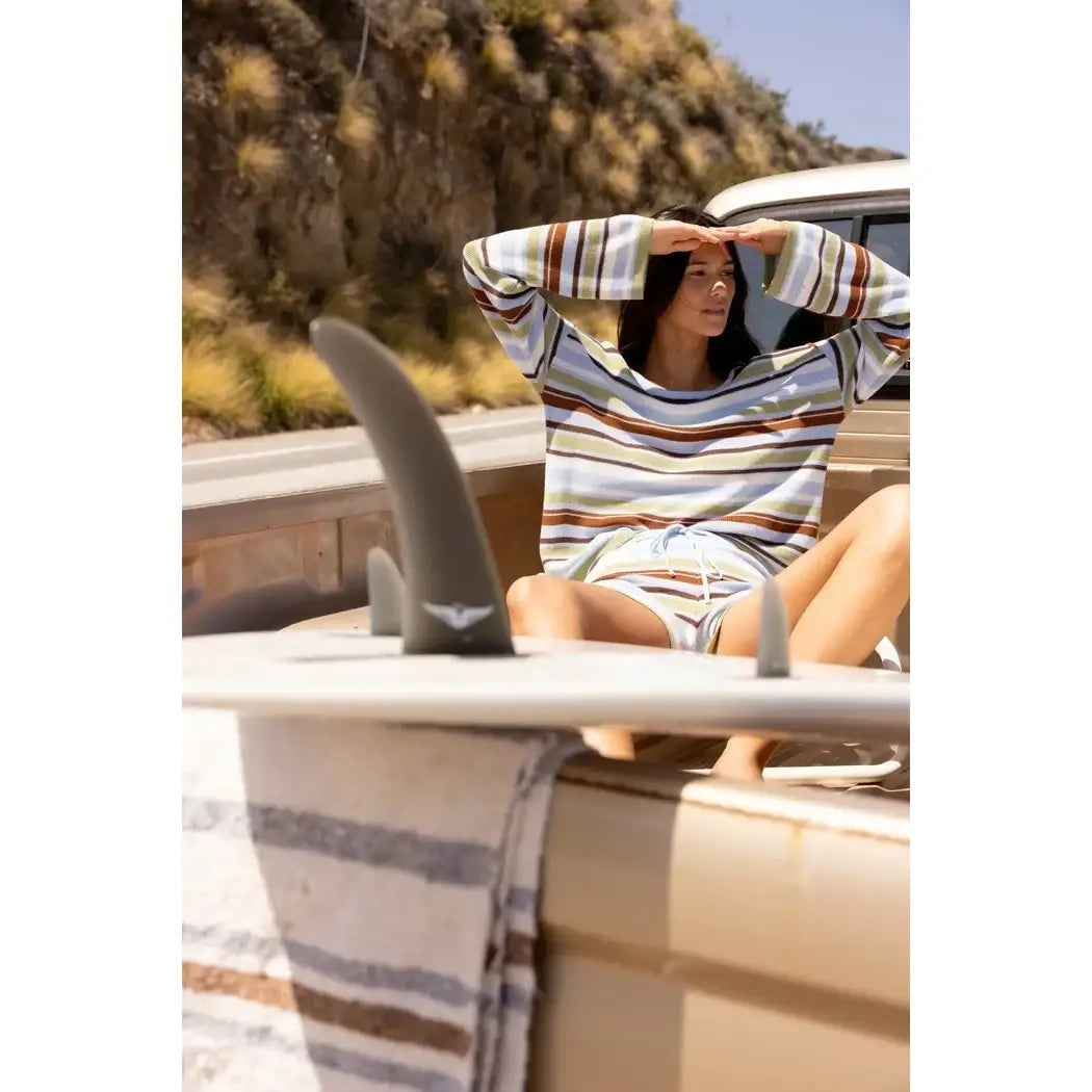 Rhythm Frankie Stripe Knit Top