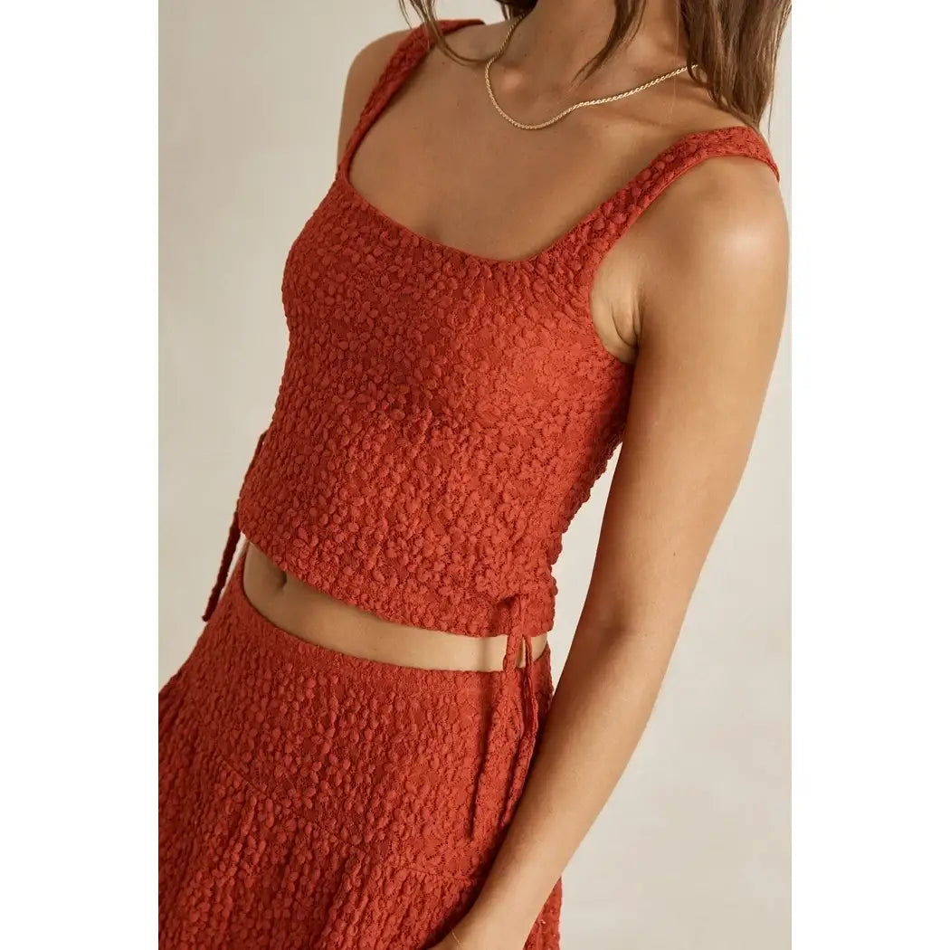 Rhythm Gigi Lace Tie Side Top