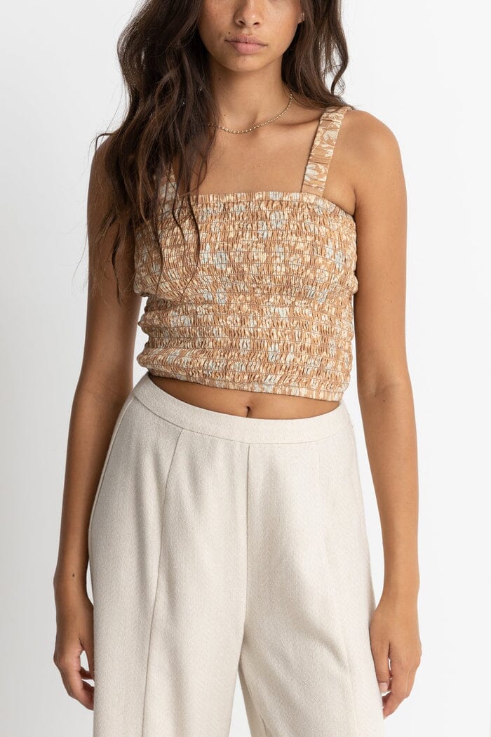 Rhythm Highland Smocked Top