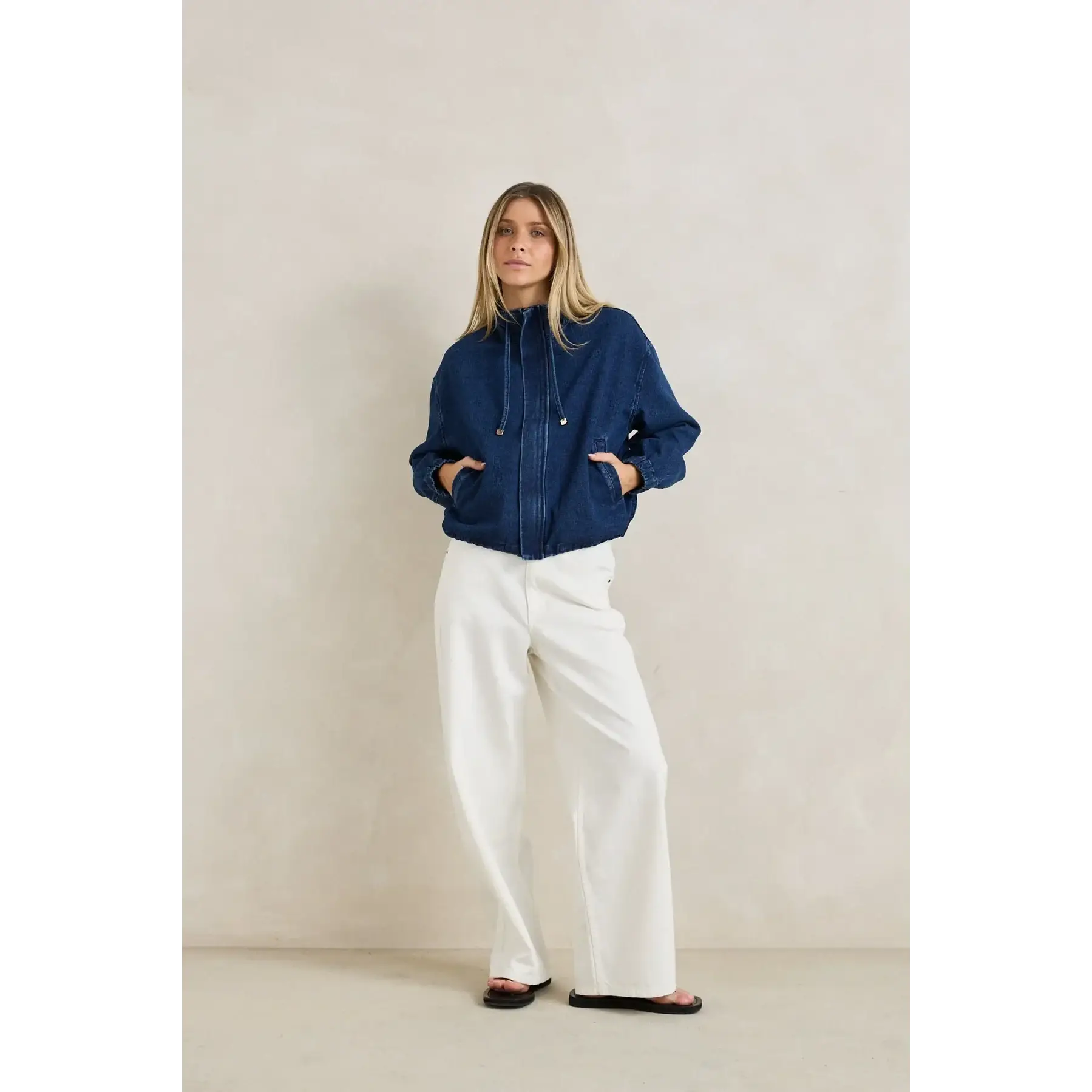 Rhythm Juna Denim Funnel Jacket