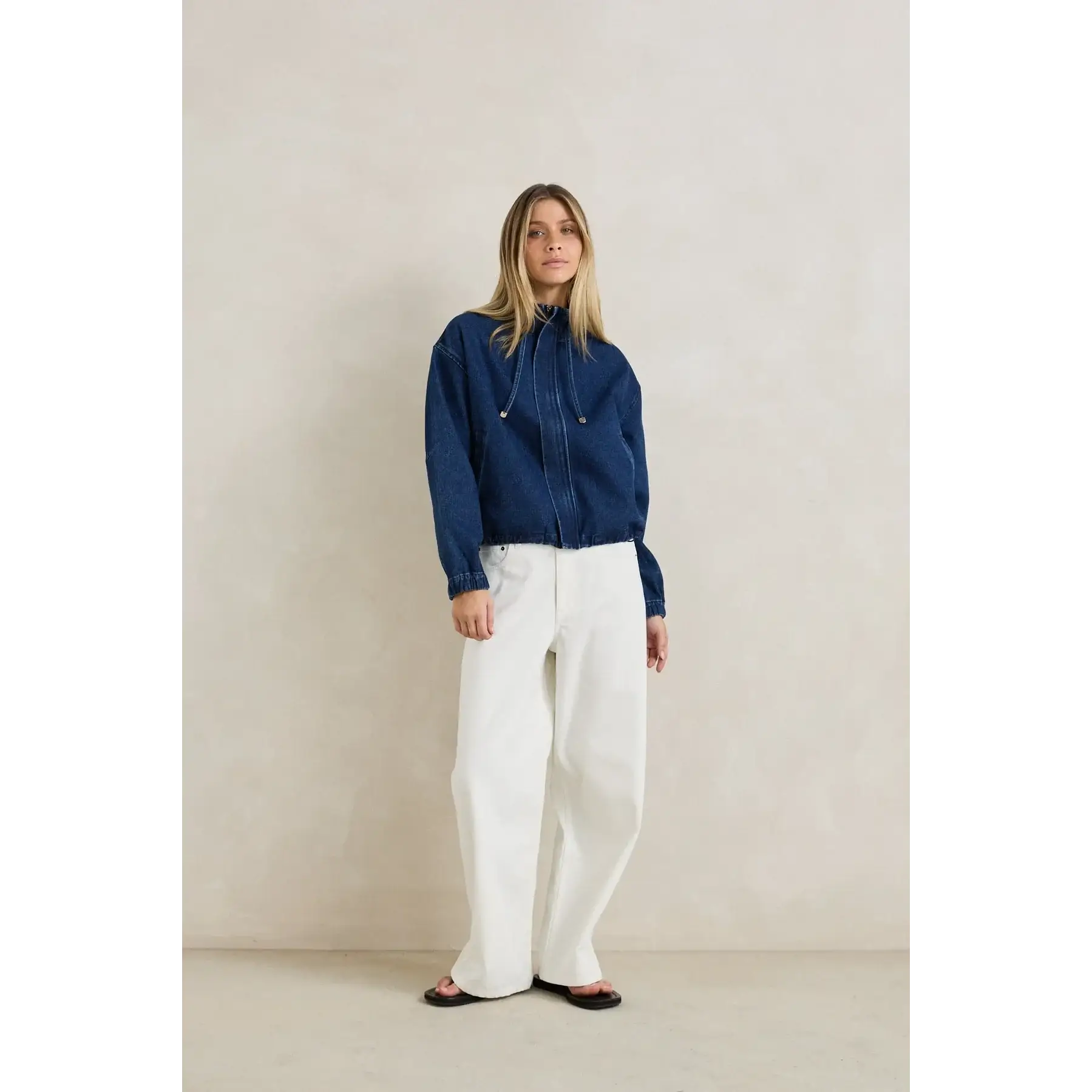 Rhythm Juna Denim Funnel Jacket