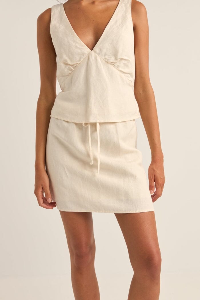 Rhythm Lenny Drawcord Skirt