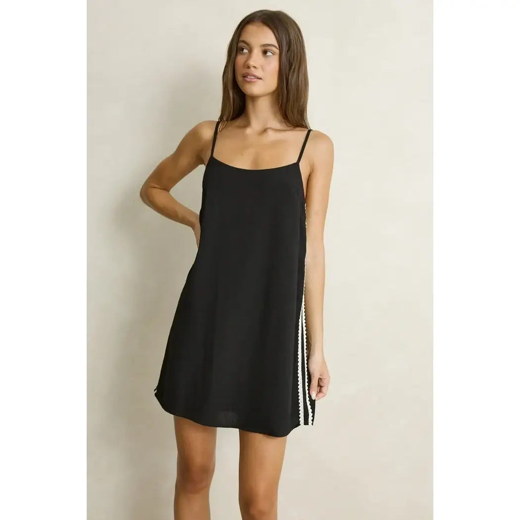 Rhythm Linen Lace Mini Dress