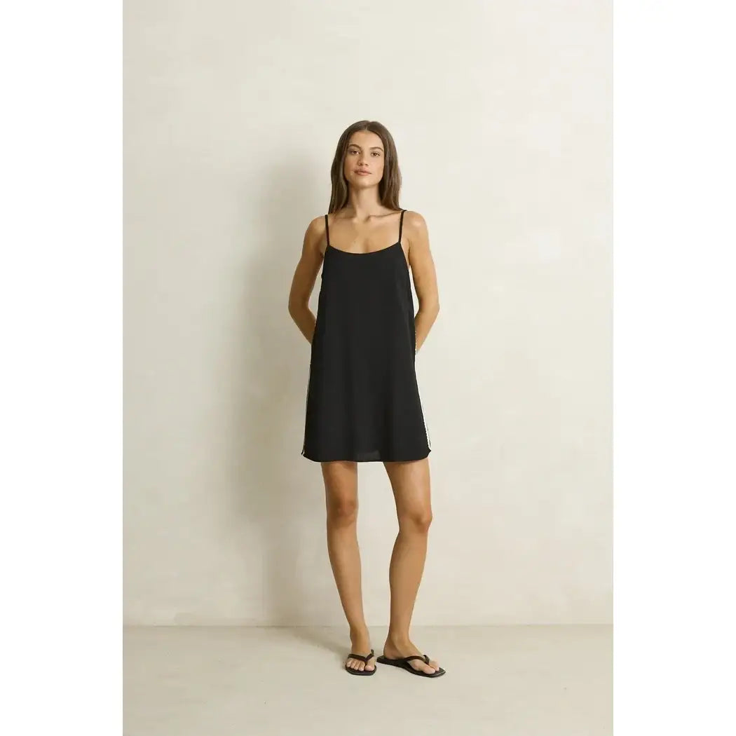 Rhythm Linen Lace Mini Dress