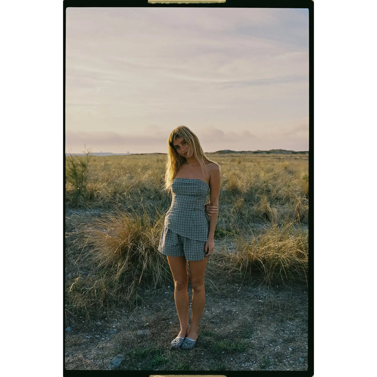 Rhythm Lottie Check Top
