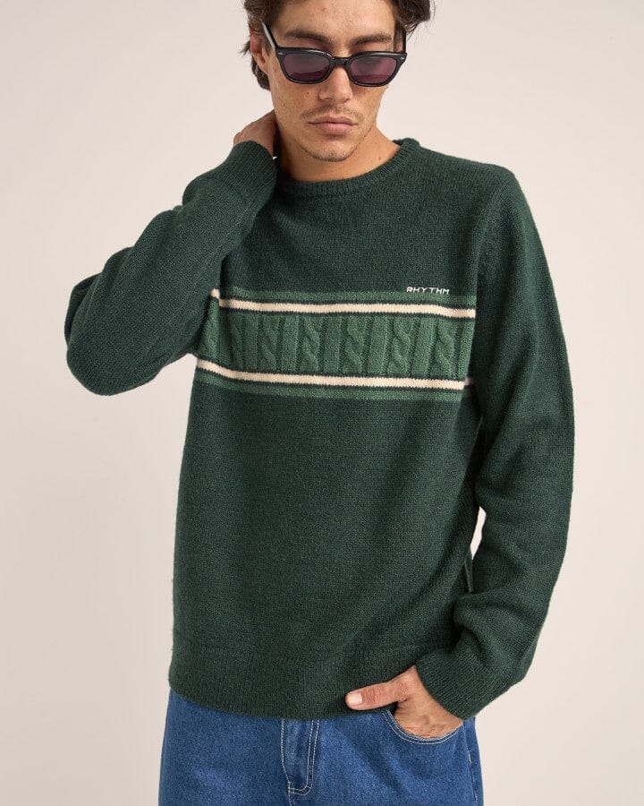 Rhythm Mohair Stripe Knit