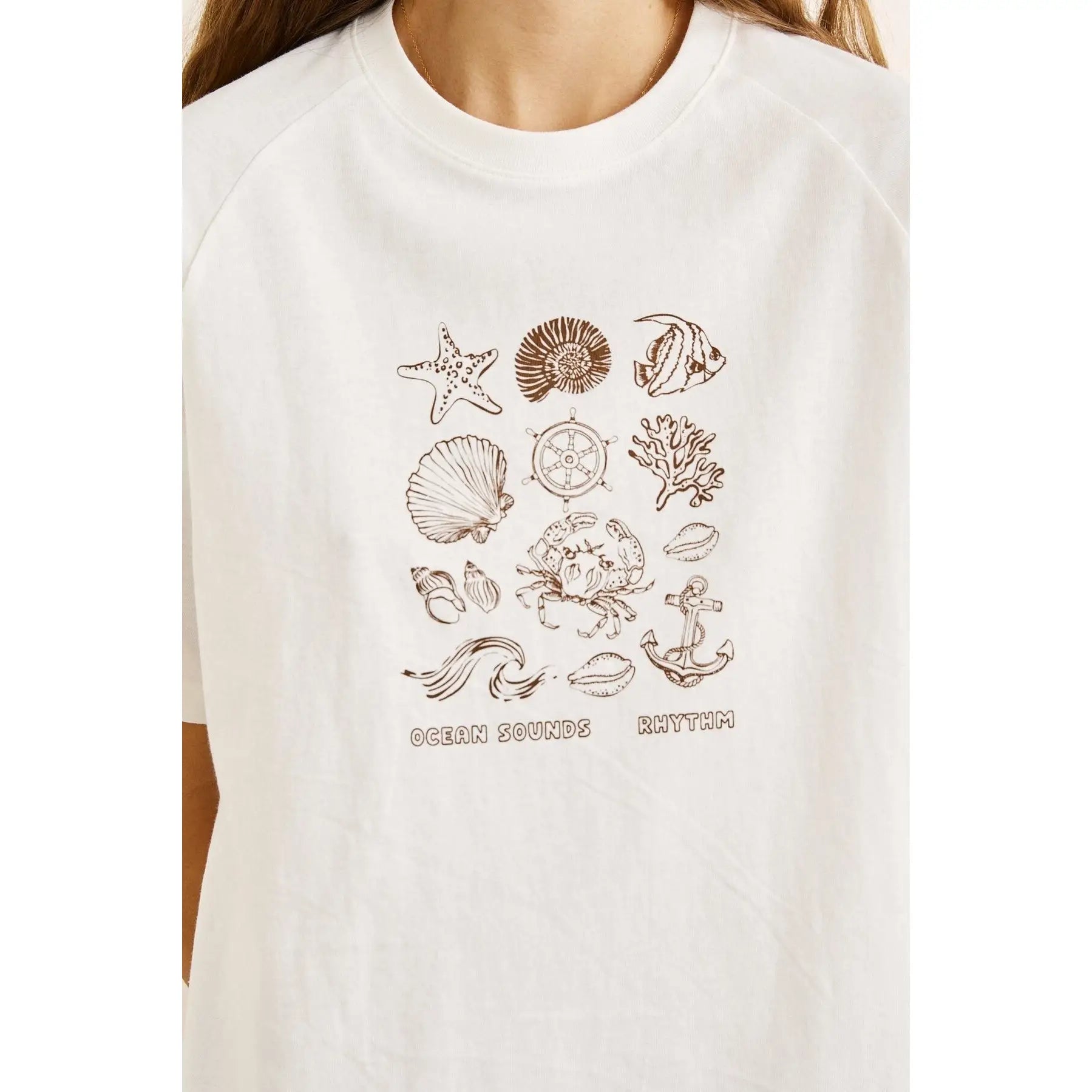 Rhythm Ocean Sounds Raglan T-Shirt