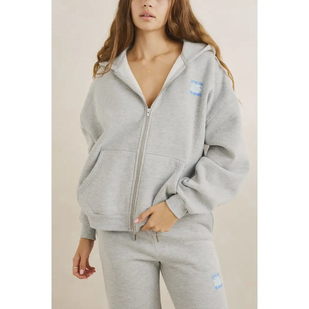 Rhythm Oceanside Zip Through Fleece